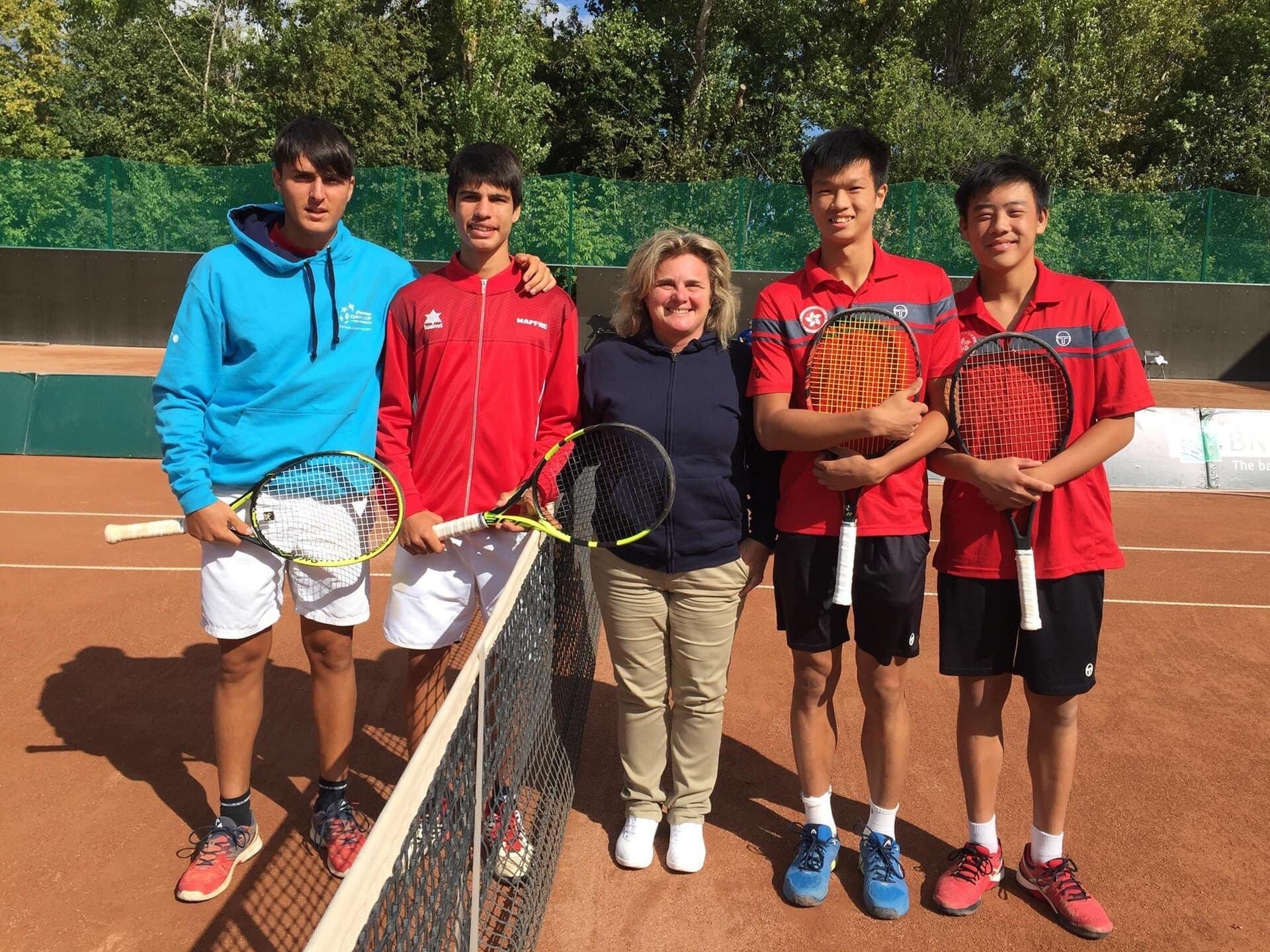 Junior Davis Cup doubles match
